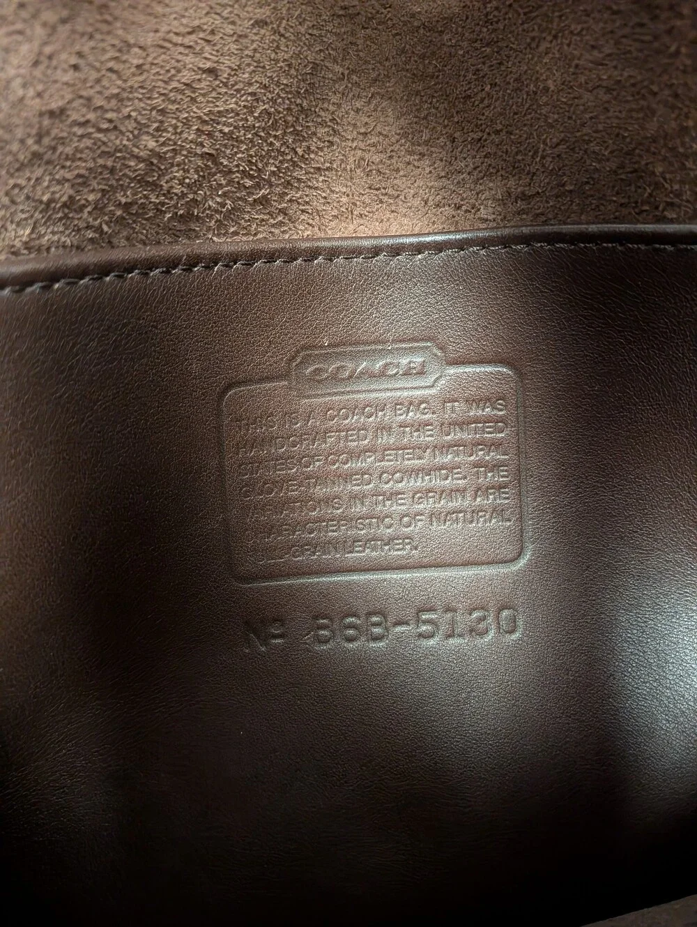 Vintage Coach Willis 9927 Mahogany Brown Glovetanned Leather Top Handle Crossbod
